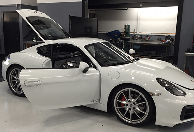 Cantrell Motorsports Porsche fabrication and cage work