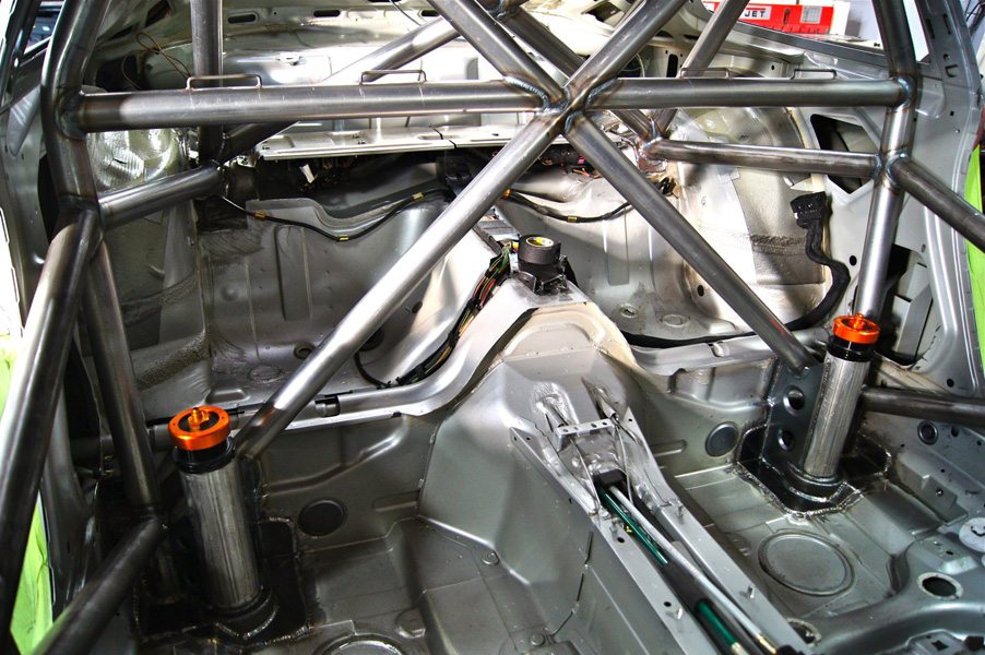 Custom fabrication work at Cantrell Motorsports