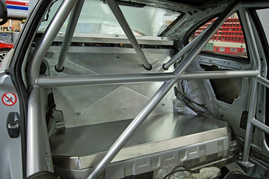 Custom fabrication work in the shop