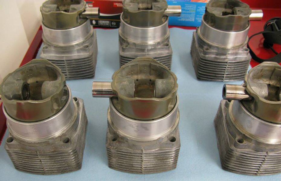 Engine work in the Cantrell shop